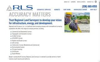 Regional Land Surveyors of Summerfield website