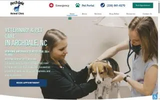 Archdale Animal Clinic of Thomasville website