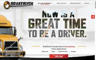 Brakebush Transportation Thomasville website