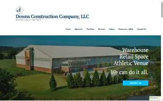 Downs Construction Company, LLC website