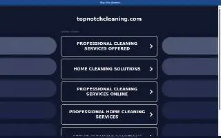 TopNotch Carpet & Upholstery Cleaning of Thomasville website