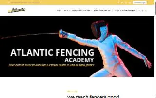 Atlantic Fencing of Wake Forest website