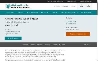 Atrium Health Wake Forest Baptist Gynecology Westwood