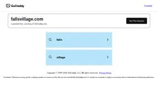 Falls River Village Assisted Living & Memory Care website