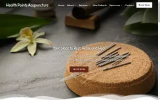 Health Points Acupuncture website