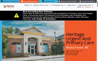 Heritage Urgent & Primary Care - Wake Forest