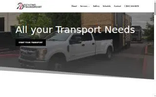 Sevens Transport website