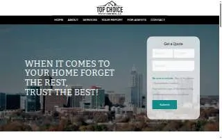 Top Choice Home Inspection website