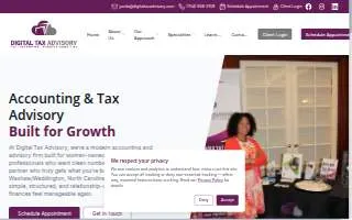 Digital Tax Advisory, LLC website