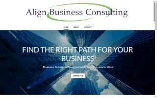 Align Business Consulting of Indian Trail website