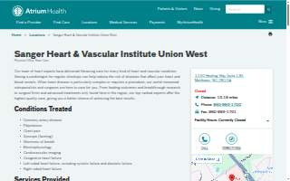 Atrium Health Sanger Heart & Vascular Institute of Weddington