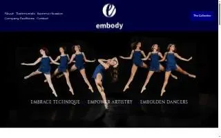 Embody Dance Company of Weddington website