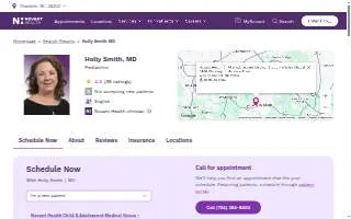 Holly Smith, MD website