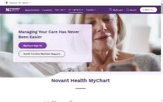 Novant Health Southeast OB/GYN of Weddington website