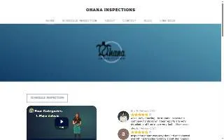Ohana Inspections of Weddington website