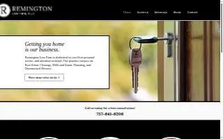 Remington & Dixon, PLLC of Weddington website