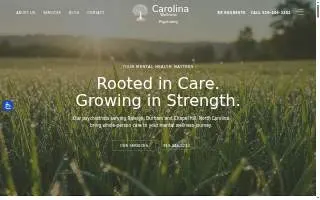 Carolina Wellness Psychiatry, PLLC website