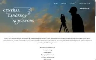 Central Carolina Surveyors PA of Wesley Chapel website