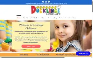 Ducklings Child Care at Waxhaw website