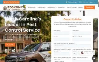 Economy Exterminators of Wesley Chapel website