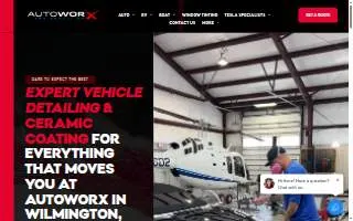 AutoworX Pro Detailing website