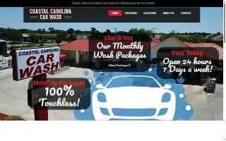 Coastal Carolina Car Wash of Wilmington website