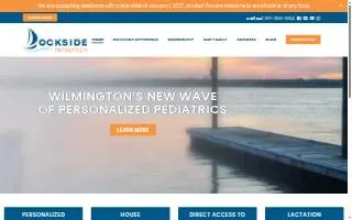Dockside Pediatrics website