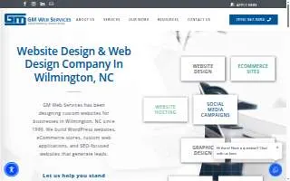 GM Web Services of Wilmington website