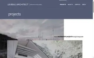 LeBeau Architect of Wilmington website