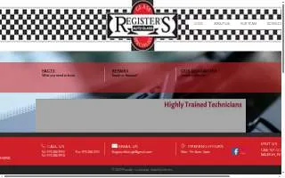Register's Auto Glass of Wilmington website