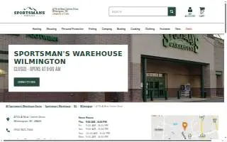 Sportsman's Warehouse of Wilmington website
