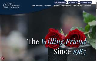 Carrons Funeral Home website