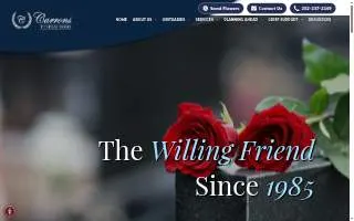 Carrons Funeral Home website