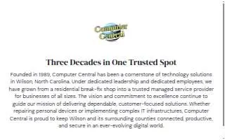 Computer Central of Wilson website