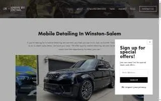 Drive by Detail website
