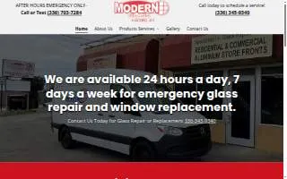 Moderno Glass & Mirror LLC website