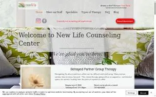 New Life Counseling Center, PLLC website