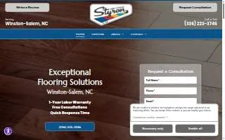 Styron Floor Covering website