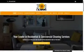 701 Cleaning LLC website