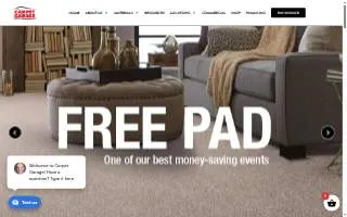 Carpet Garage Flooring Center, Bismarck ND website