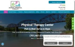 Dakota Physical Therapy - Bismarck website