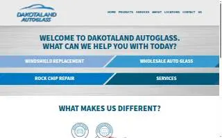 Dakotaland Autoglass of Bismarck website