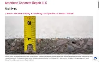 American Concrete Repair LLC of Dickinson website