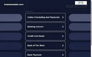 Bravera Bank of Dickinson website