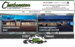 Charbonneau GMC website