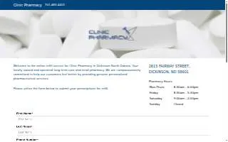 Clinic Pharmacy of Dickinson website