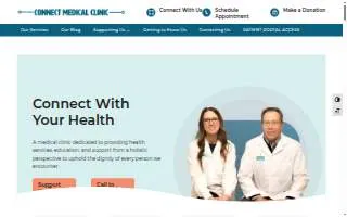 Connect Medical Clinic website