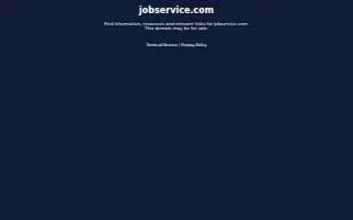 Job Service of Dickinson website