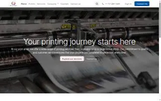 Service Printers website