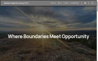 Western Edge Surveying website